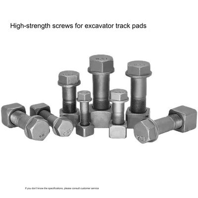 Đường quạt máy đào Đường chân giày Đường chân thép Pad Bolt And Nut20*57 20*65 22*65 22*72 24*75